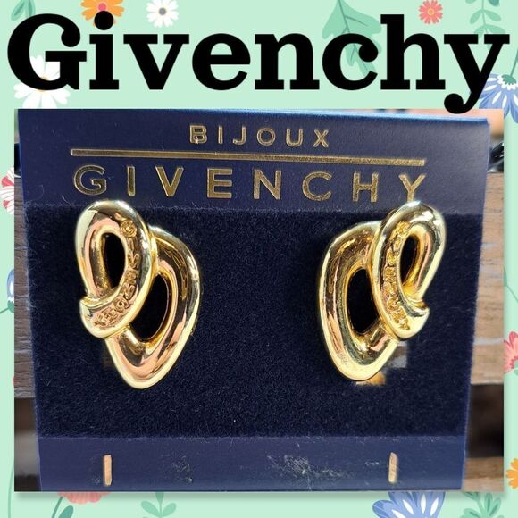Givenchy Jewelry - Authentic Givenchy  GOLD PLATED Clip On Earrings NEW AND GIFTABLE